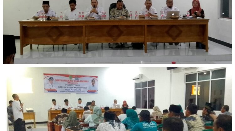 Desa Naga Sari Siap Bentuk Pengurus Koperasi Merah Putih