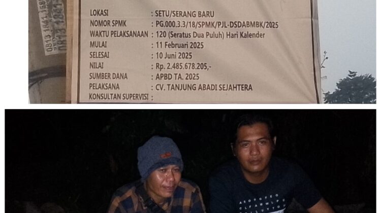 Proyek Miliyaran Di Kabupaten Bekasi Tanpa Ada Konsultan Dan Pengawas Ketua LSM Penjara Kabupaten Bekasi Mengatakan Kegiatan Pengerjaan Di Duga Hasil Tidak Benar