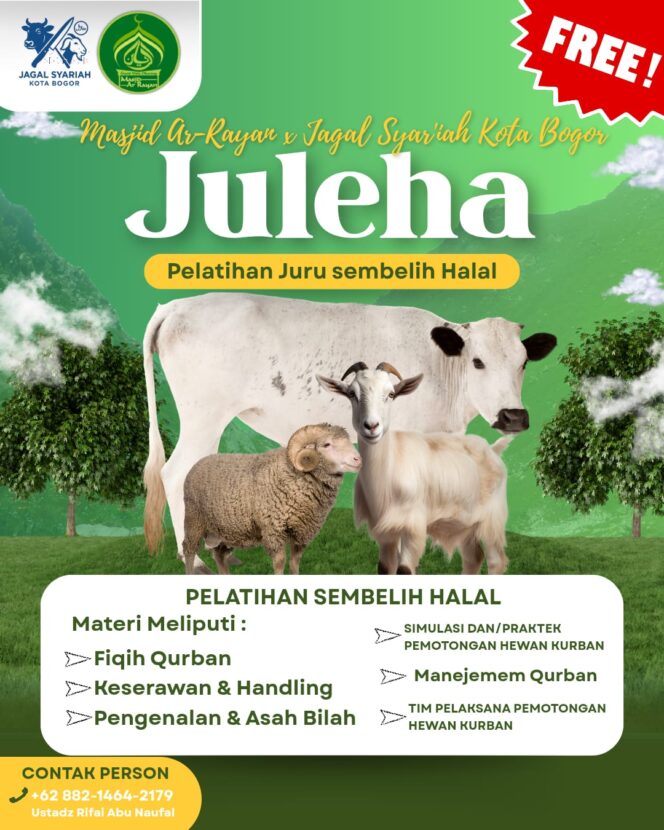 
					Masjid Ar-Rayyan Perum Grand Vista Cikarang Gelar Pelatihan Juru Sembelih Halal