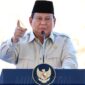 Presiden RI Jenderal TNI (Purn.) H. Prabowo Subianto menyampaikan apresiasi kepada Kapolri Jenderal Polisi Drs. Listyo Sigit Prabowo, M.Si.,