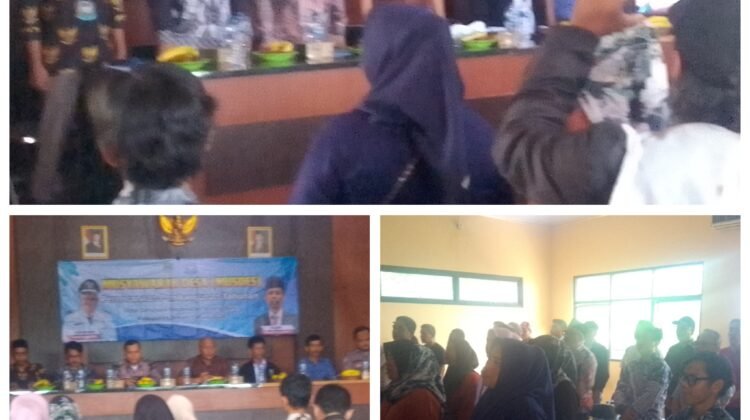 Dalam Rangka Penyusunan Rencana Kerja Pemerintah Desa Sirnajaya Adakan Musdes RKP-DESA Tahun Anggaran