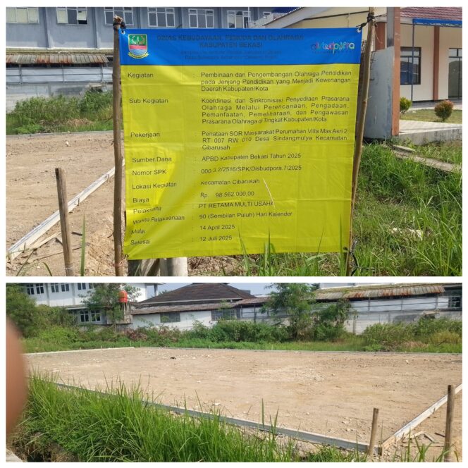 
					Penataan Sarana Olah Raga Di Perum Villa Mas Asri 2 RT 07 RW 10 Desa Sindang Mulya Mangkrak Ada Apa ??