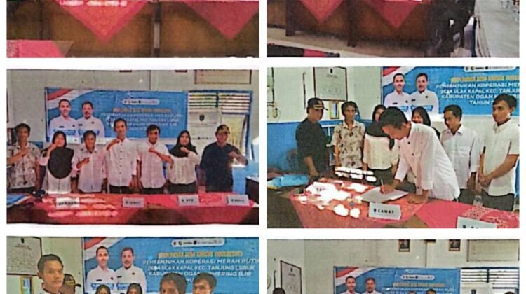 Desa Ulak Kapal Kecamatan Tanjung Lubuk Kabupaten Ogan Komering Ilir Bentuk Pengurus Koperasi Merah Putih