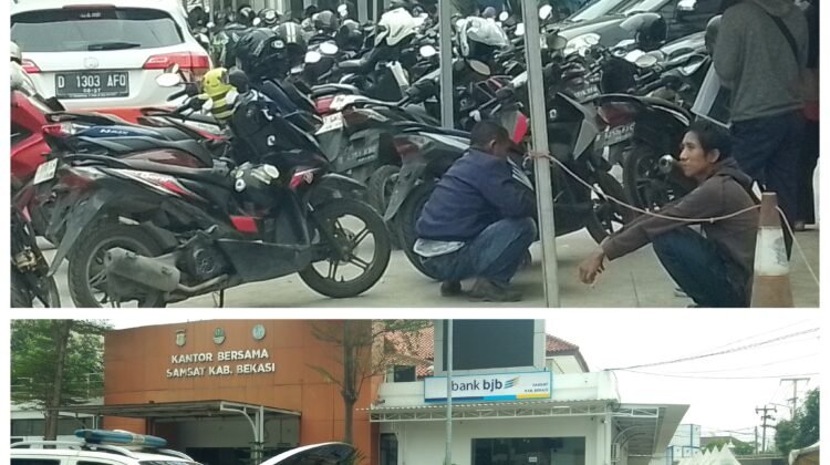 Antrean Membludak di Samsat Cikarang Membuat Warga Hampir Putus Asa Untuk Memenuhi Kewajiban Wajib Pajak
