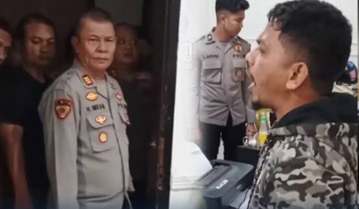 Yosi Marten Di Amankan ke Polres Menyebut Perwira Polisi yang Membeckingi