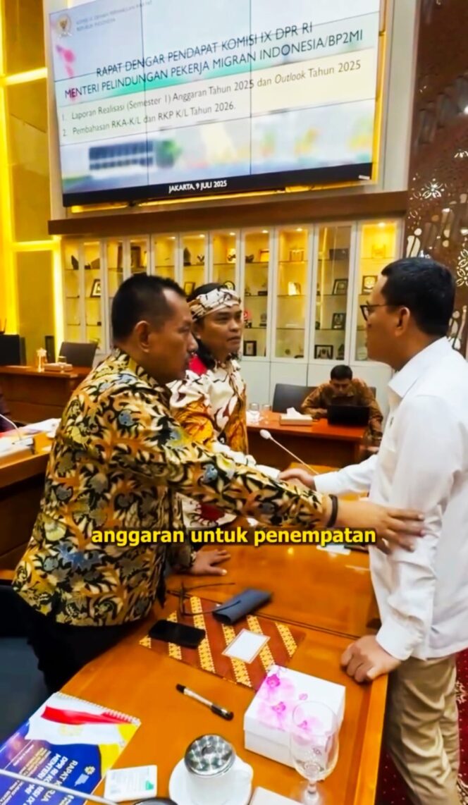 
					Komisi IX DPR-RI Mendukung Usulan KP2MI Untuk Menambah Anggaran Sebanyak 1,3 Triliun