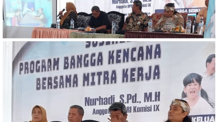 Sosialisasi Progam Bangga Kencana Bersama Mitra Kerja Nurhadi,S.Pd.,MH