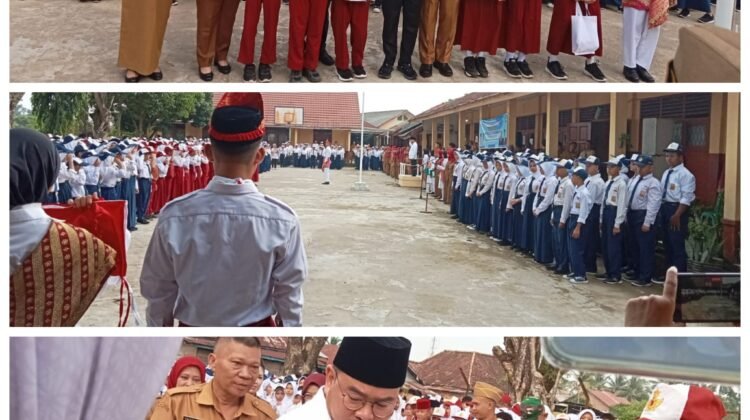 Pemkot Palembang Bagikan Seragam Gratis Untuk Siswa Yang Baru Masuk Sekolah