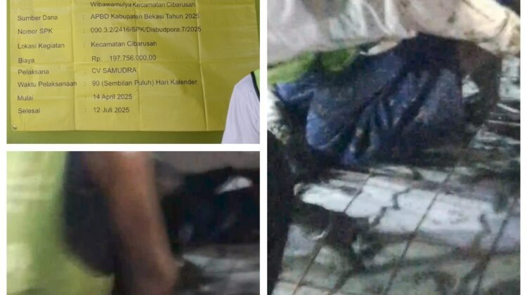 Tidak Memakai K 3 Satu Pekerja Cidera Dan Mengalami Luka Pada Kaki Di karenakan Kurang Nya Pengawasan Dari Dinas
