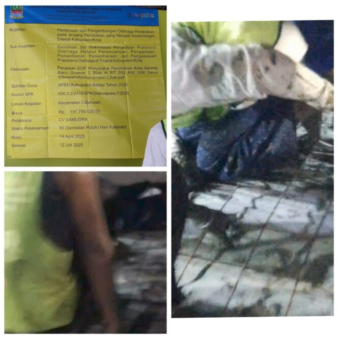 
					Tidak Memakai K 3 Satu Pekerja Cidera Dan Mengalami Luka Pada Kaki Di karenakan Kurang Nya Pengawasan Dari Dinas