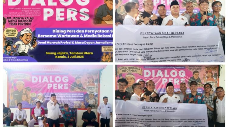 Ratusan Insan Pers Bekasi Raya Desak KDM Klarifikasi Terkait Statemen Tidak Ingin Kerjasama Dengan Media