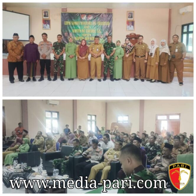 
					Lepas Sambut Jabatan Danramil 09 Cibarusah Aula Kecamatan Cibarusah Dipenuhi Rasa Haru