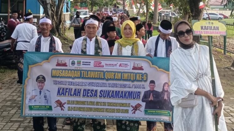 Camat Sukakarya Resmi Membuka MTQ ke-6 Tingkat Kecamatan