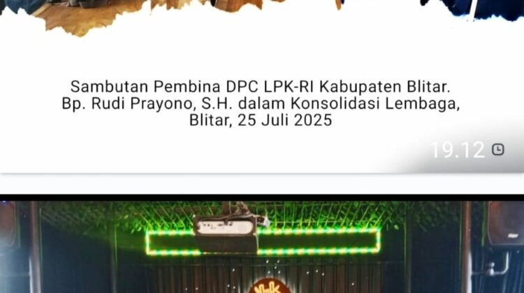 DPC LPK-RI  Blitar Perkuat Kinerja Melalui Koordinasi dan Pakta Integritas.