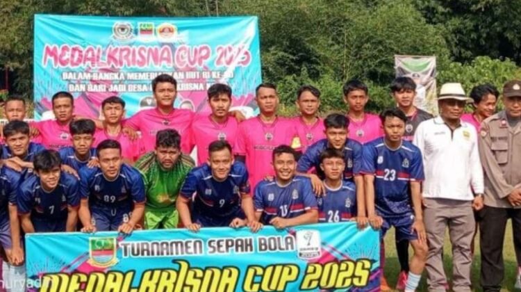 Dalam Rangka Menyambut Tiga HUT Bersejarah 80,75 dan 42, H.Samid Secara Resmi Buka Turnamen Medalkrisna Cup
