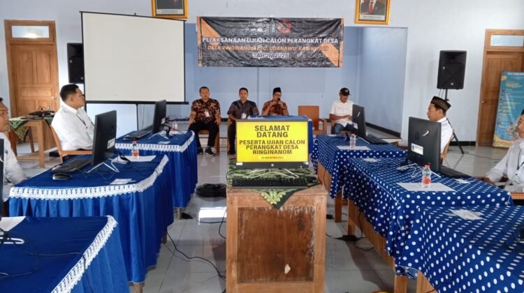 Seleksi Aparatur Desa Ringinanom Gandeng Kampus Stieken Kota Blitar