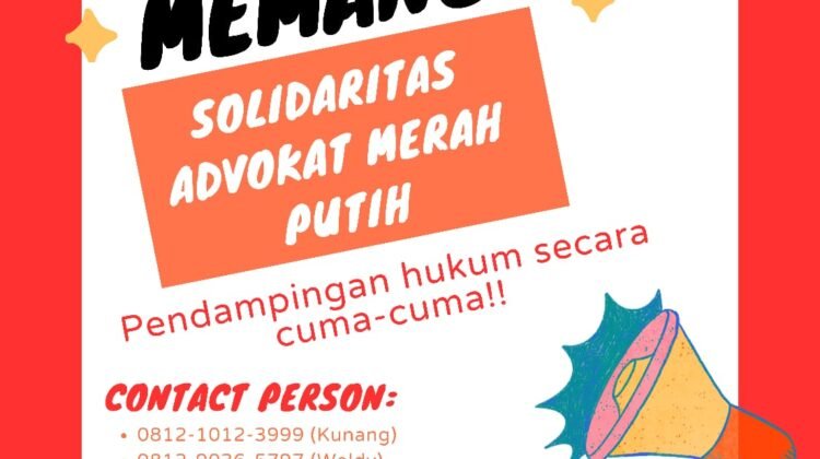 Merah Putih Memanggil , Team Hukum Merah Putih Beserta AWIBB Dan FABEM  Advokasi Bela Peserta Demo