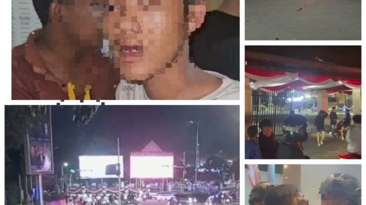 Gedung DPR Dan Mako Polda Sumatera Selatan Dini Hari Di Rusak Oleh Sekelompok Massa
