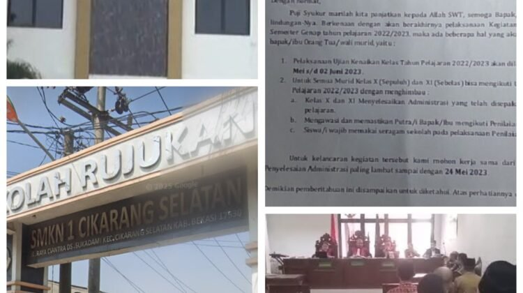 Viral !! Kepsek SMKN 1 Cikarang Selatan Kembali Ber Ulah, Kini Kuras Anggaran Dana Bos (Bantuan Operasional Sekolah