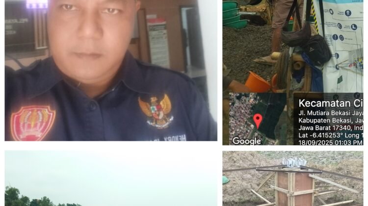 Diduga Belum Kantongi Izin (PBG) Lengkap, Tower Bersama Telkomsel Di Kampung Setu Desa Sindang Mulya Tuai Polemik