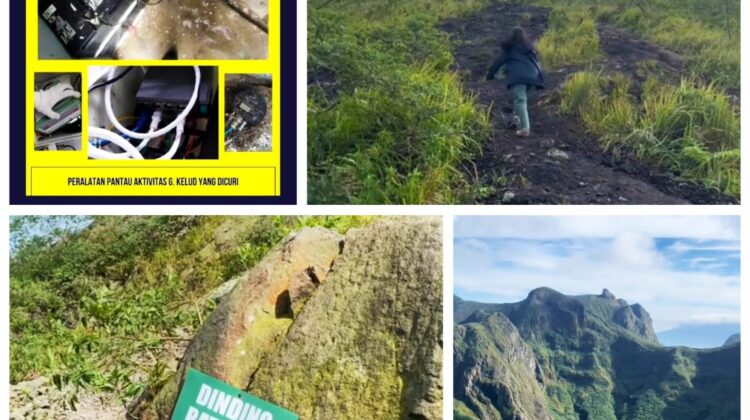 Tragis, Alat Rekam Gempa Pemantau Gunung Kelud Dicuri !!! Resiko Tak Bisa Kirim Data.