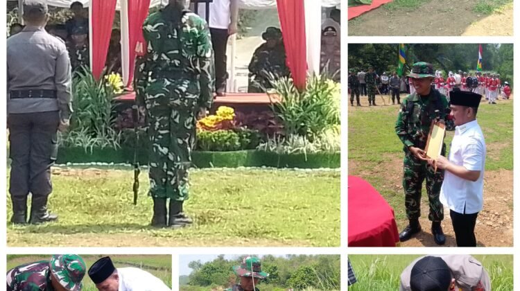 Desa Naga Cipta Target Program TMMD Ke-126 TA 2025 Di Hadiri Bupati Kabupaten Bekasi Ade Kuswara Kunang