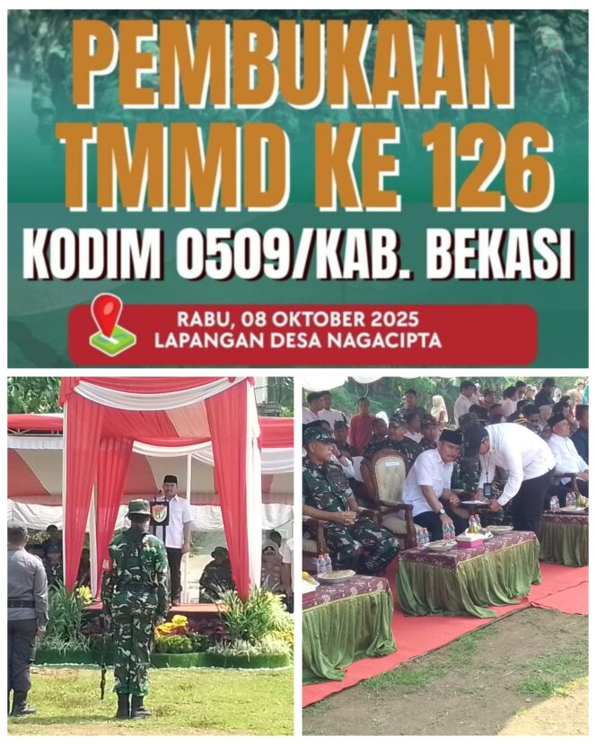 
					TMMD Ke126 TA 2025 Di Selanggarakan Di Desa Naga Cipta Kec Serang Baru Kab Bekasi
