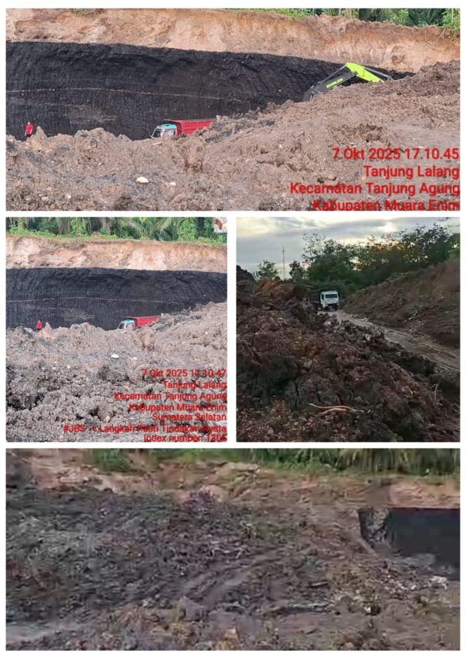 
					Tambang Ilegal Merajalela Di Muara Enim, Aparat Diduga Terlibat Permainan Kotor