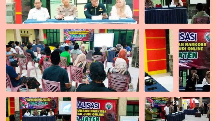 Sosialisasi Penyalahgunaan Narkoba dan Dampak Judol Kapolsek Wonodadi Beserta Jajaran Hadiri Undangan