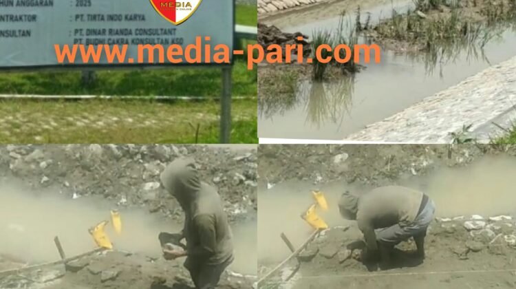 PT. Tirta Indo Karya Diduga Memakai Jasa Tukang Tidak Profesional  Dan Menggunakan Meterial Tidak Standar SNI 03-2834 Menjadi Pantauan Dan Sorotan Publik !!