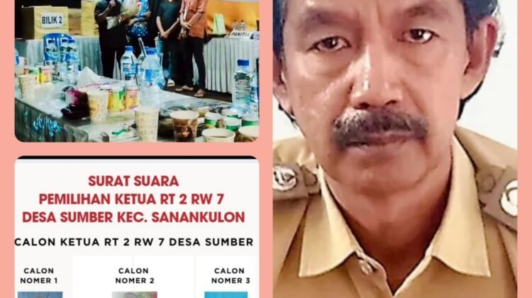 Pemilihan Ketua  RT 02/7 Desa Sumber Kecamatan  Sanan Kulon Kab Blitar  Lirik Dana  Insentif Nya Menggiur kan.