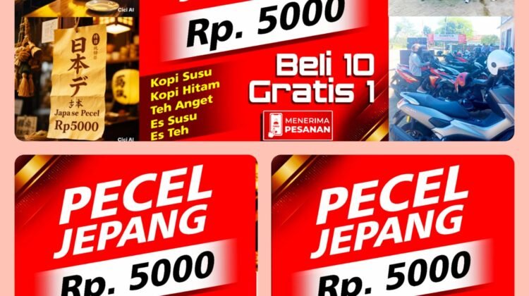 Mengulik Sejarah Pecel Jepang Hadir Mewarnai Hikari,Udanawu Di Blitar