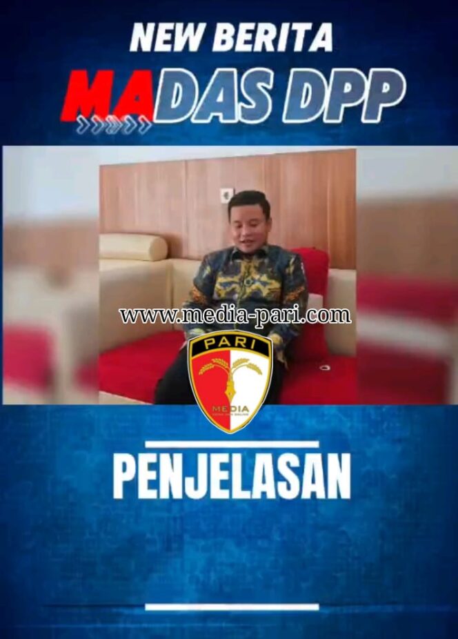 
					Ketua Umum Ormas Madas Sedarah Angkat Bicara Klarifikasi Adanya Berita Viral !! Dugaan Oknum Ormas Madas Terlibat Pengusiran Nenek Elin 80 Th Di Surabaya