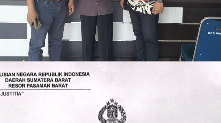 Somasi Dibangkang, Firma Hukum KCBI Laporkan Doni Septiawan, S.H. ke Polres Pasaman Barat atas Dugaan Pembajakan KAN