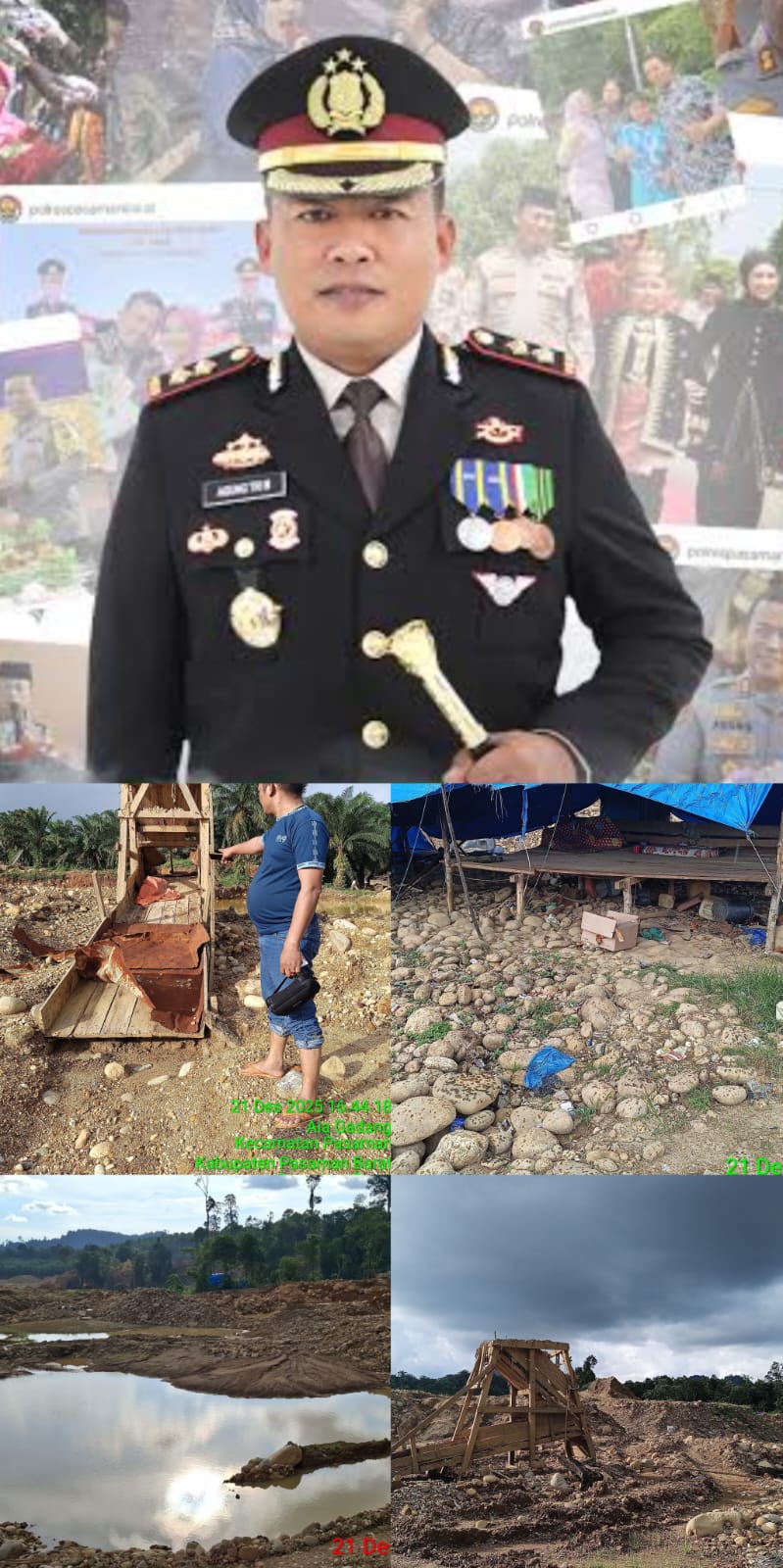 Kapolres Pasaman Barat Dalam Tekanan Publik : Di Duga PETI Merajalela, Lembah Penegak kan Hukum Di Persoalkan