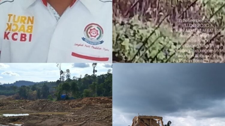 KCBI Siap Bongkar Sindikat Tambang Emas Ilegal Pasaman Barat yang Tak Tersentuh Hukum