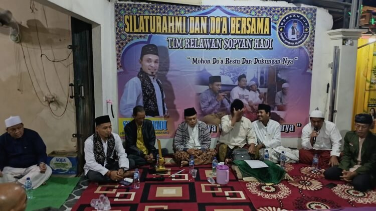 Relawan Sopyan Hadi Gelar Silahturahmi Dan Doa Bersama, Saatnya Yang Muda Berkarya