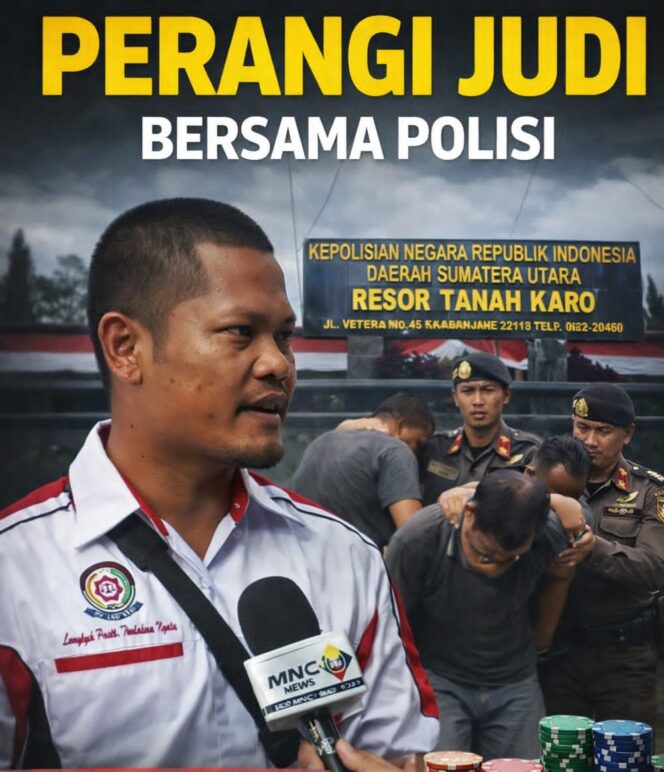 
					TANAH KARO MEMBARA! KCBI Tantang Kapolda Evaluasi Kapolres, Judi Harus Disikat Tanpa Ampun!