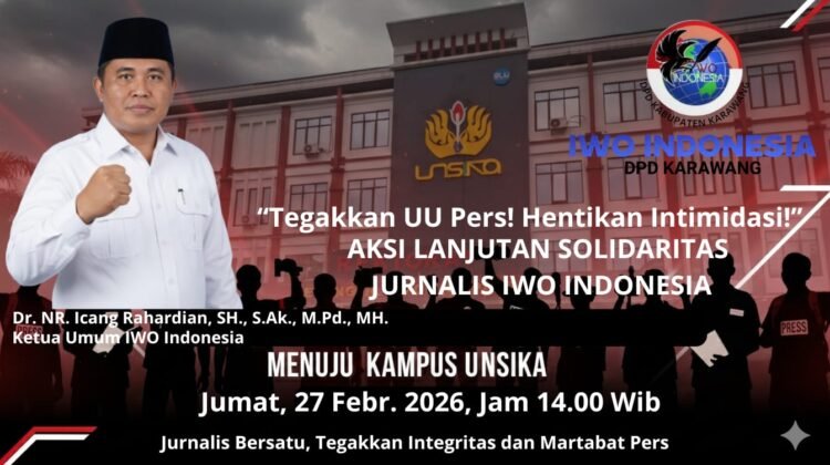 Belum Ada Permintaan Maaf Resmi Rektor, IWO Indonesia Instruksikan Aksi Lanjutan Nasional di UNSIKA