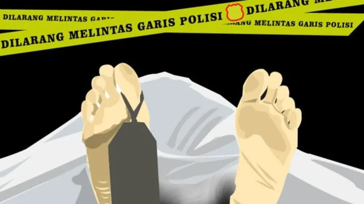 Warga Kp Nyimplung Desa Jaya Sempurana Kabupaten Bekasi Dikagetkan Penemuan Mayat Laki- Laki Dalam Kobak