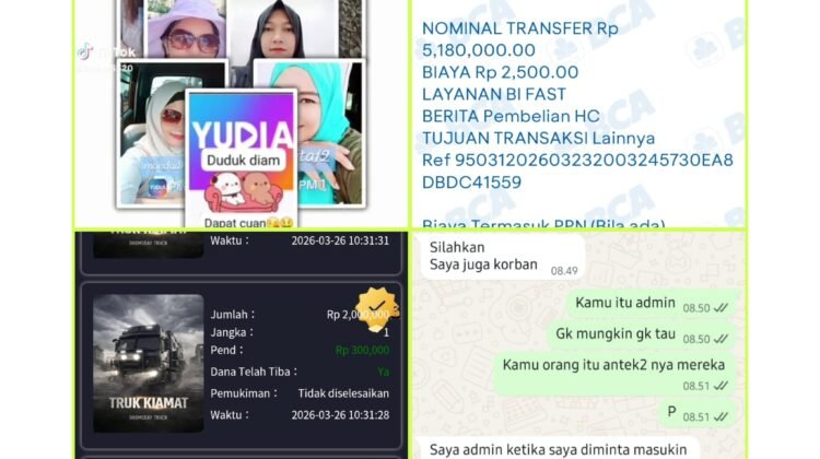 STOP Nonton Dracin di Aplikasi Yudia Media indonesia , Berkedok Investasi Ternyata Skema Ponzi