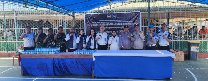 
					Perkuat Komitmen “Say No to Drugs”, Lapas Pekanbaru Gelar Tes Urine Massal Bersama TNI, Polri, dan BNN