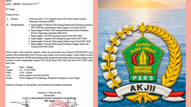 AKJII Siap Gelar Rapat Anggota Luar Biasa di Tawangmangu, Fokus Perkuat Independensi Jurnalis