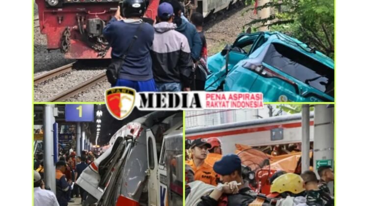 Insiden KRL dan KA Argo Bromo Anggrek Tabrakan di Stasiun Bekasi Timur: 15 orang meninggal