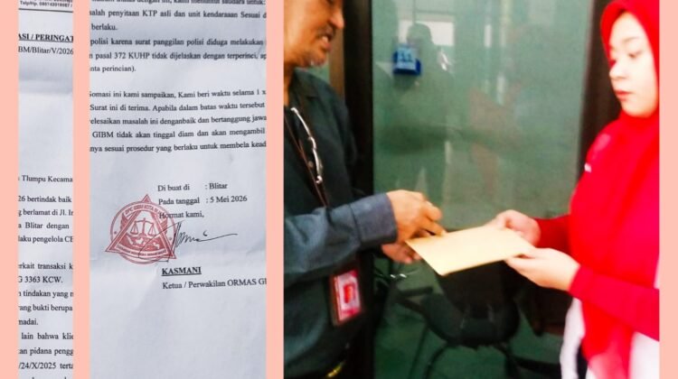 GIBM Kota Blitar Kawal Dugaan Pelanggaran Konsumen, Penyitaan KTP Asli Tanpa Dasar Hukum Dan Laporan Polisi Dipertanyakan!!!
