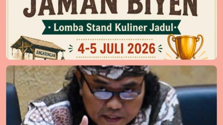 Festival Jaman Biyen: Lomba Stand Kuliner Jadul Perebutkan Tropi Nurhadi DPR-RI Fraksi Nasdem.