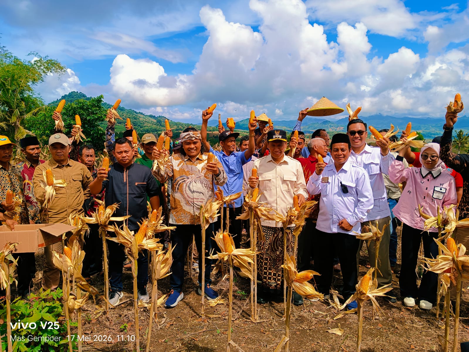 Panen Raya Jagung , Plt Bupati Tulungagung Dan DPR-RI Nasdem Nurhadi Dorong Ketahanan Pangan Berbasis Kelestarian Lingkungan