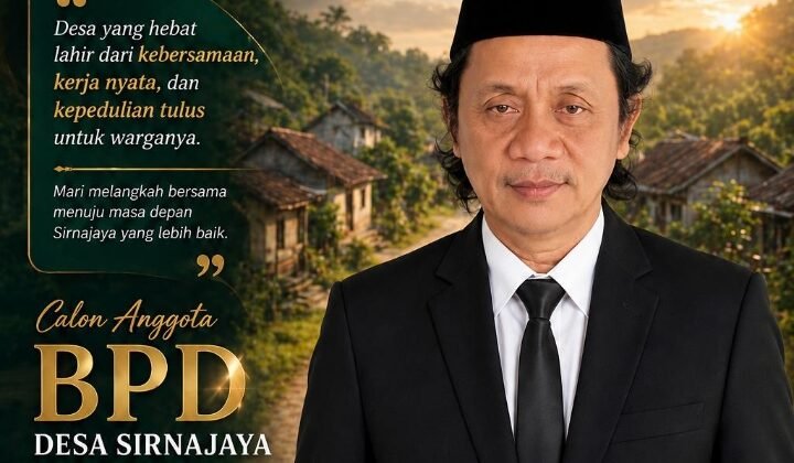 Peduli Desa Mengabdi Untuk Masyarakat Onip Hamzah Calon BPD Desa Sirnajaya Siap Maju Demi Kemajuan Desa Dan Kesejahteraan Masyarakat