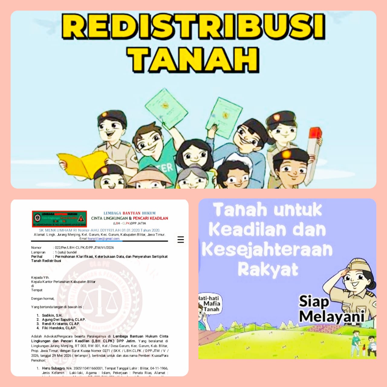 Redistribusi Tanah Di Kabupaten Blitar Menuwai Banyak Temuan.