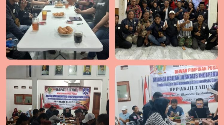 Pers Sehat Ekonomi Berdaulat,Rapat Pleno I DPP AKJII (2026-2031)